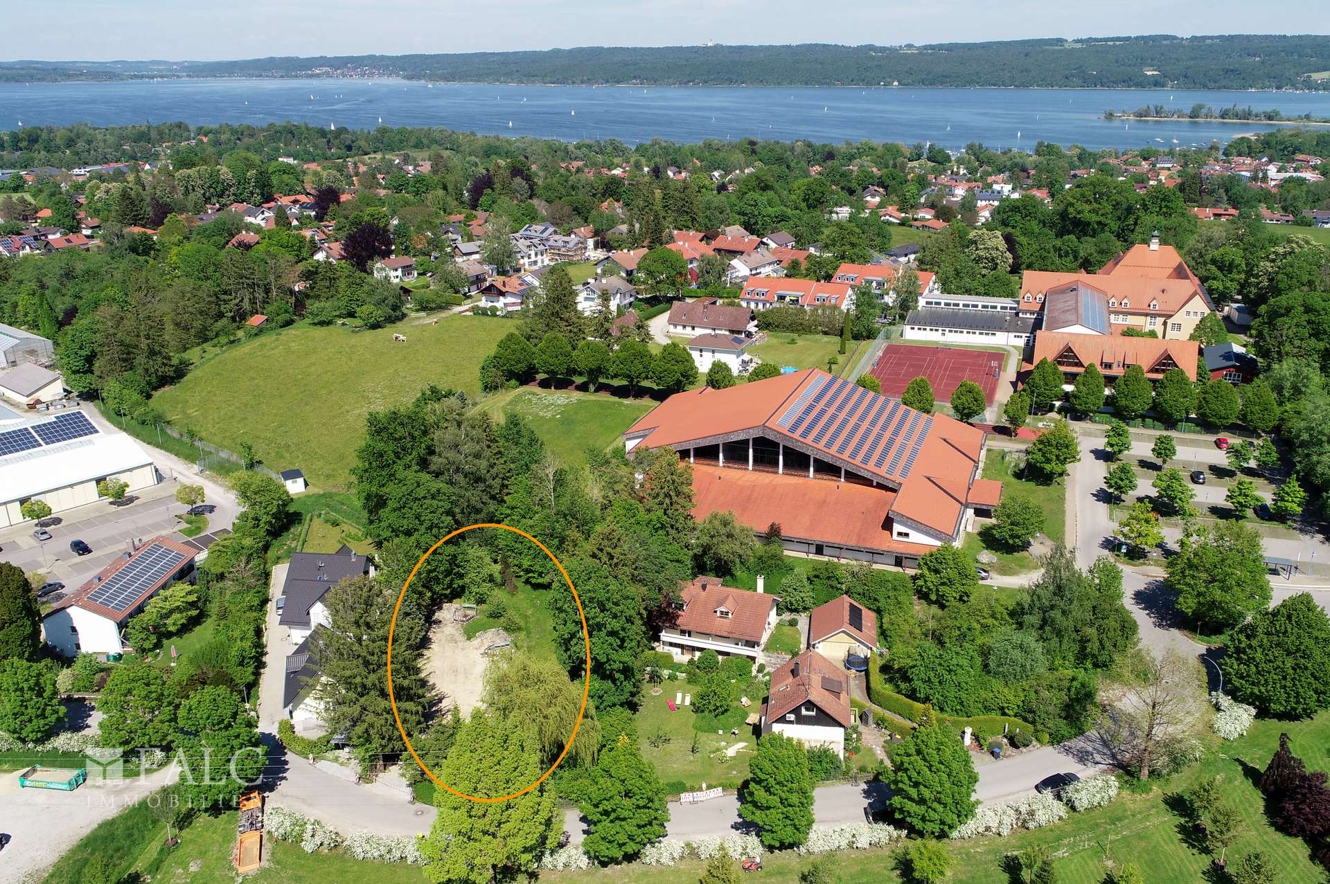 Grundstück mit ammersee